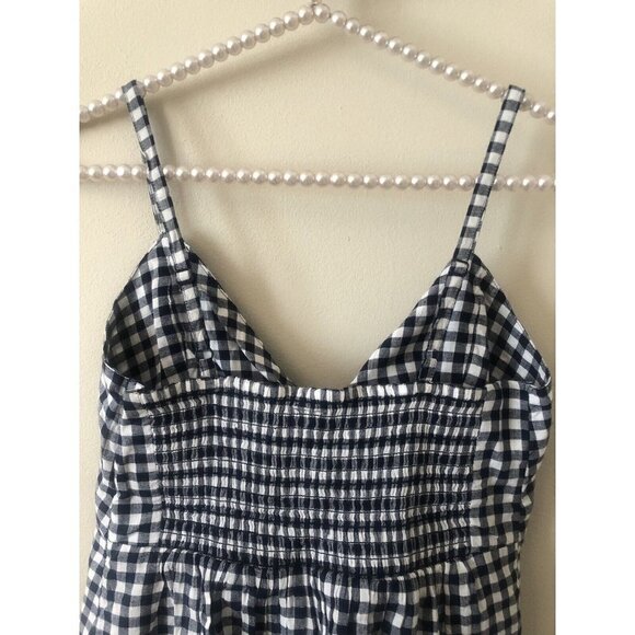 NWT Old Navy Womens Size XS Blue White Plaid Sleeveless Top - Picture 4 of 5